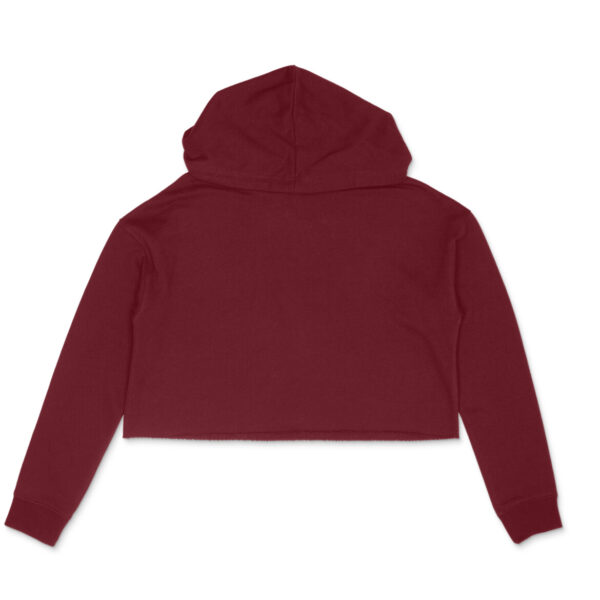 Crop Hoodie Baby Maroon colour