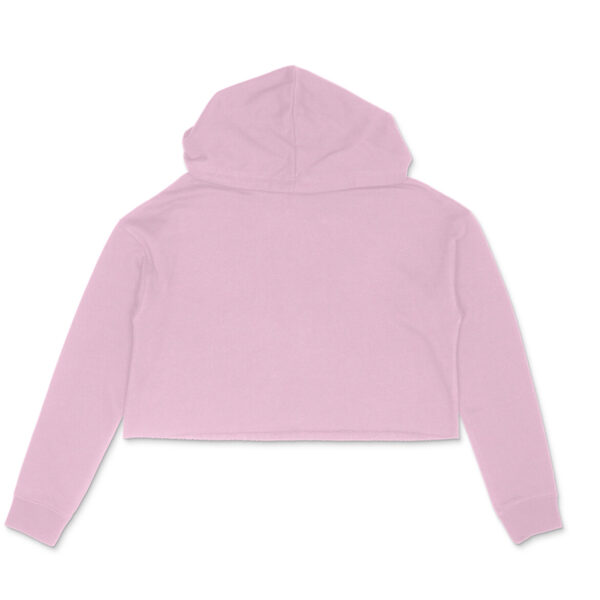 Crop Hoodie Baby Pink Colour